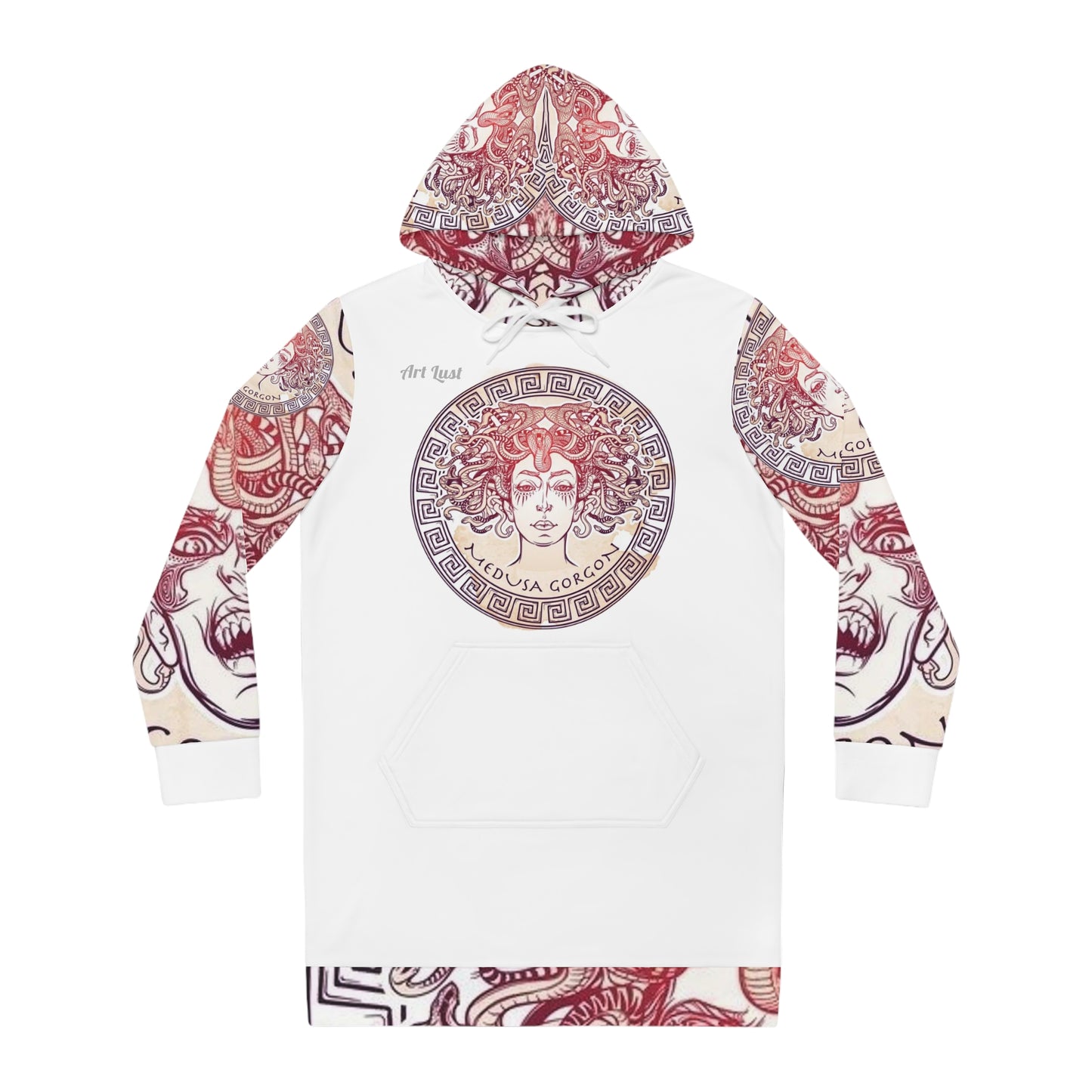 Women's Madusa Color Fuse Hoodie Dress (AOP)