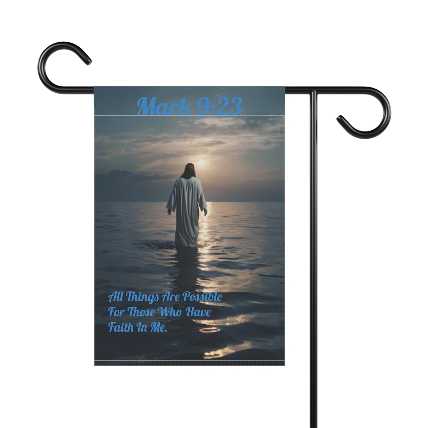 All Things Are Possible Mark 9:23 Decorative Yard Banner