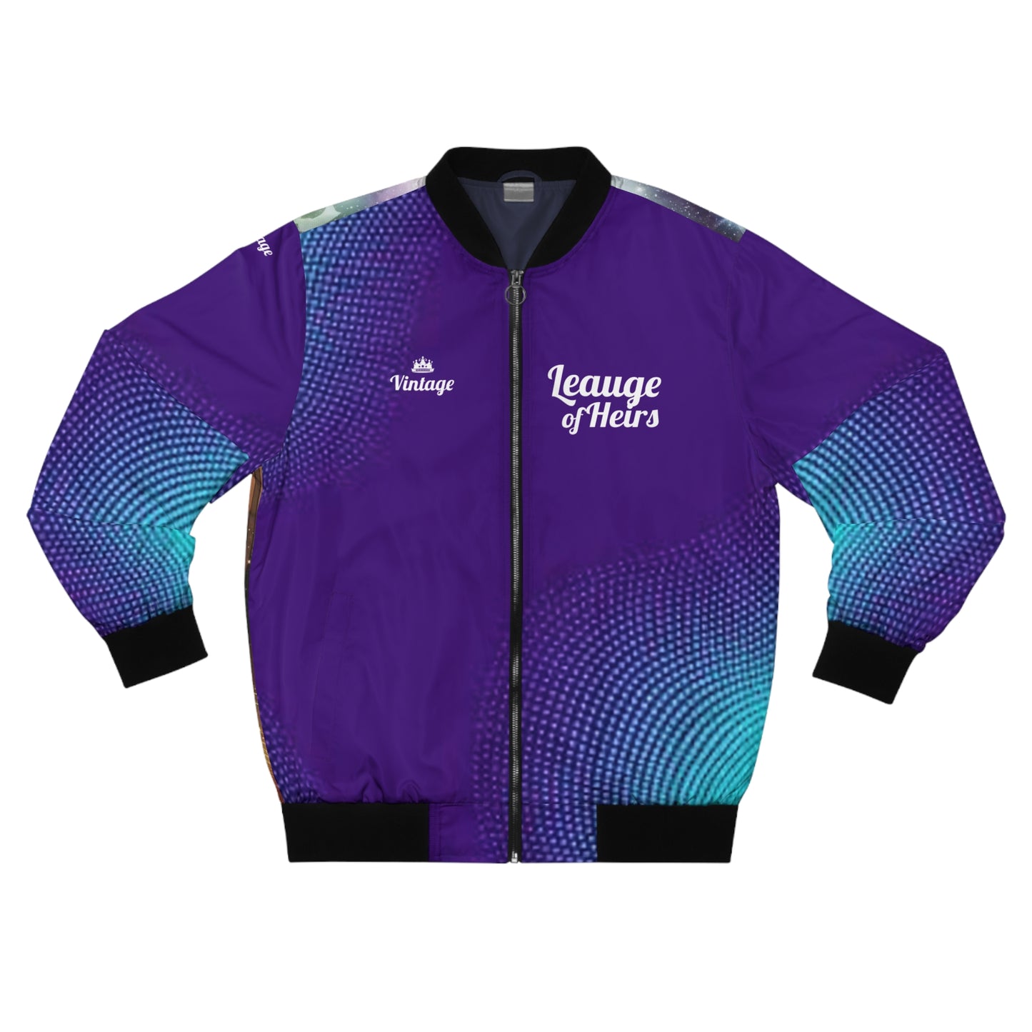 Men's Vintage Guardians Art Lust Bomber Jacket (AOP)