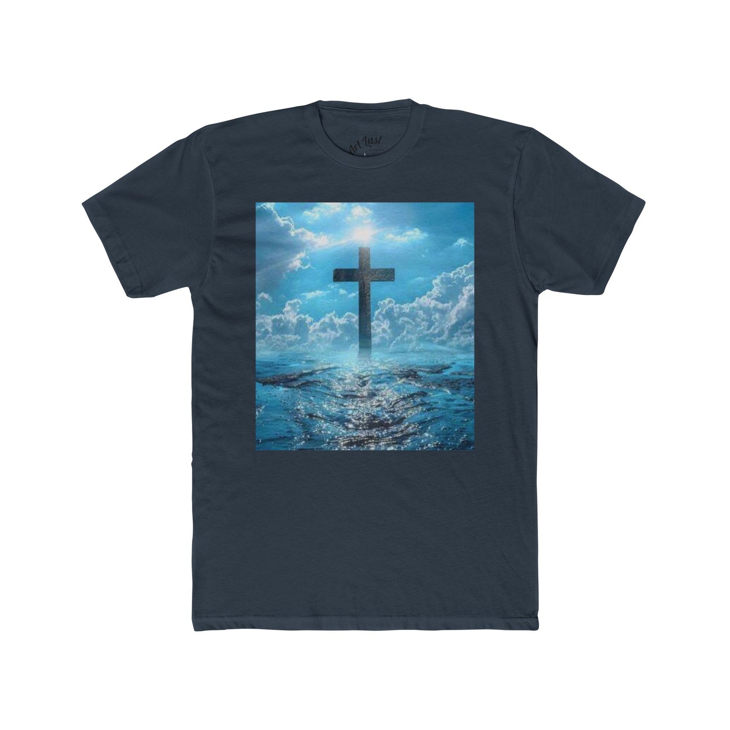 Vintage Nation Christian Cross Ocean Tee