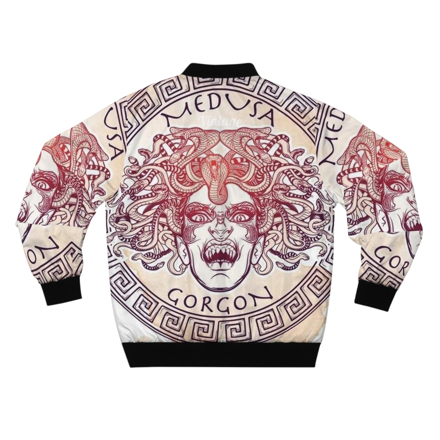 Men's Full Color Fuse Madusa Bomber Jacket (AOP)