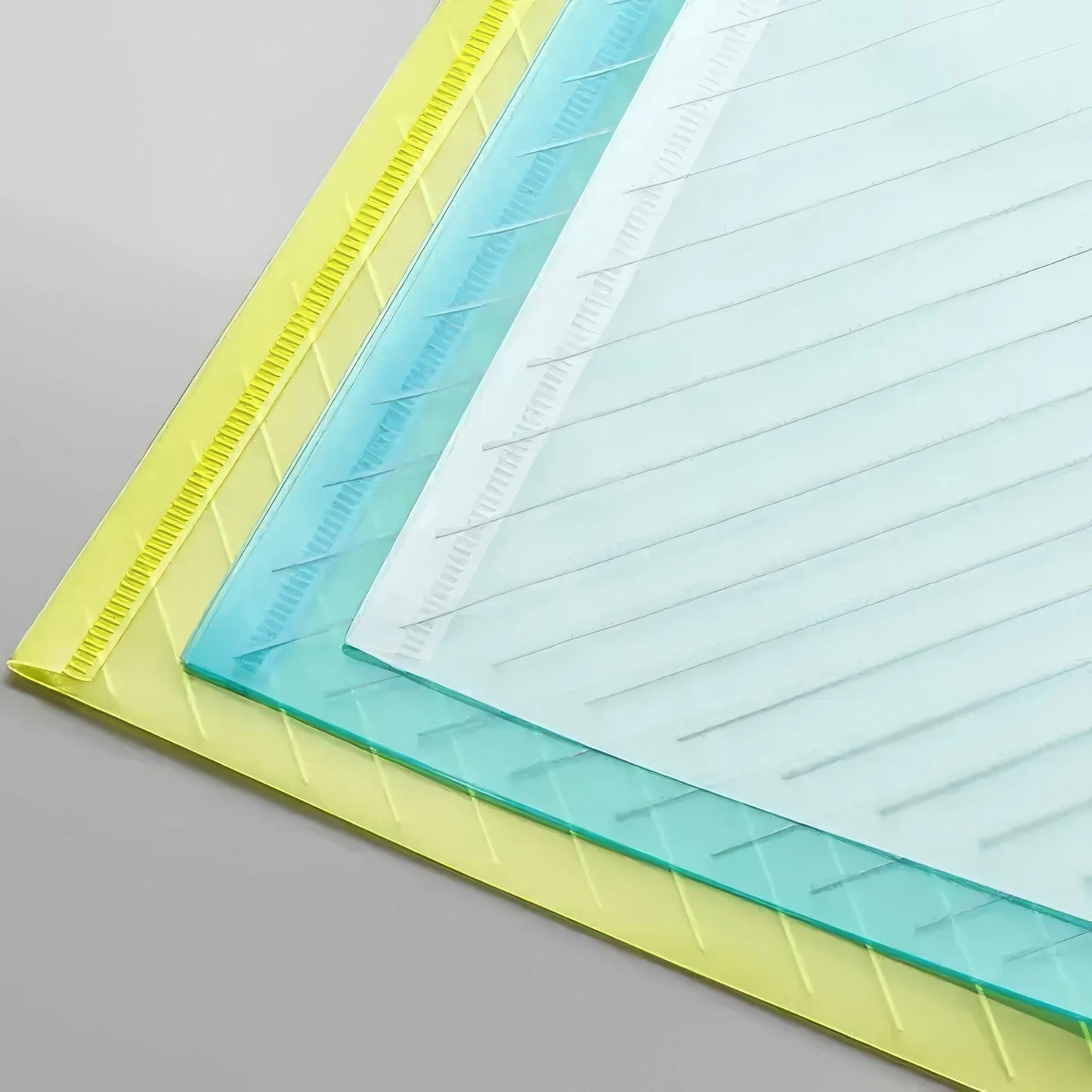 5 Color Transparent Folding File Bags, Large Capacity, Durable, Suitable for Documents, Office Supplies, and School Supplies