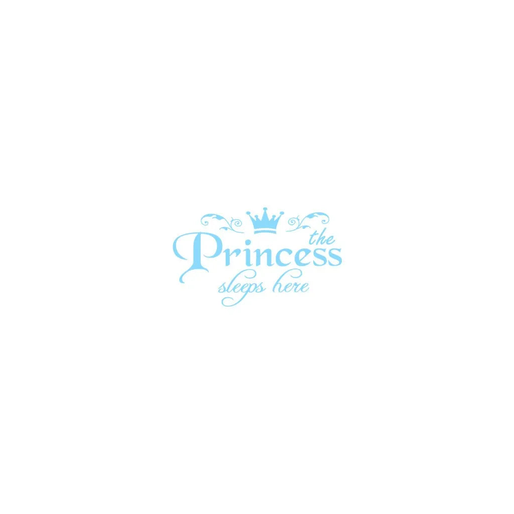 Princess Letter Wall Sticker Removable Self Adhesive Bedroom Door Decorative Decals Girls Kids Room Wallpaper Vinyl Art Mural