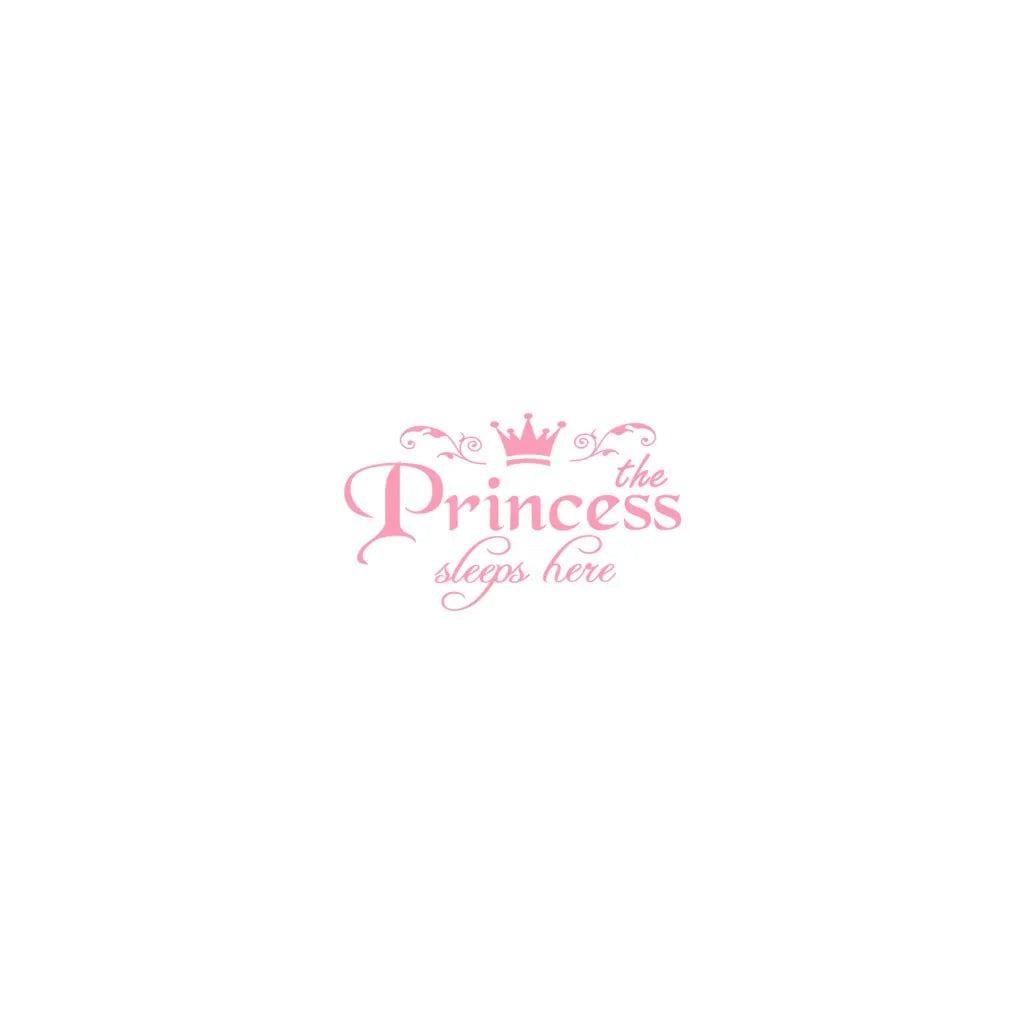 Princess Letter Wall Sticker Removable Self Adhesive Bedroom Door Decorative Decals Girls Kids Room Wallpaper Vinyl Art Mural