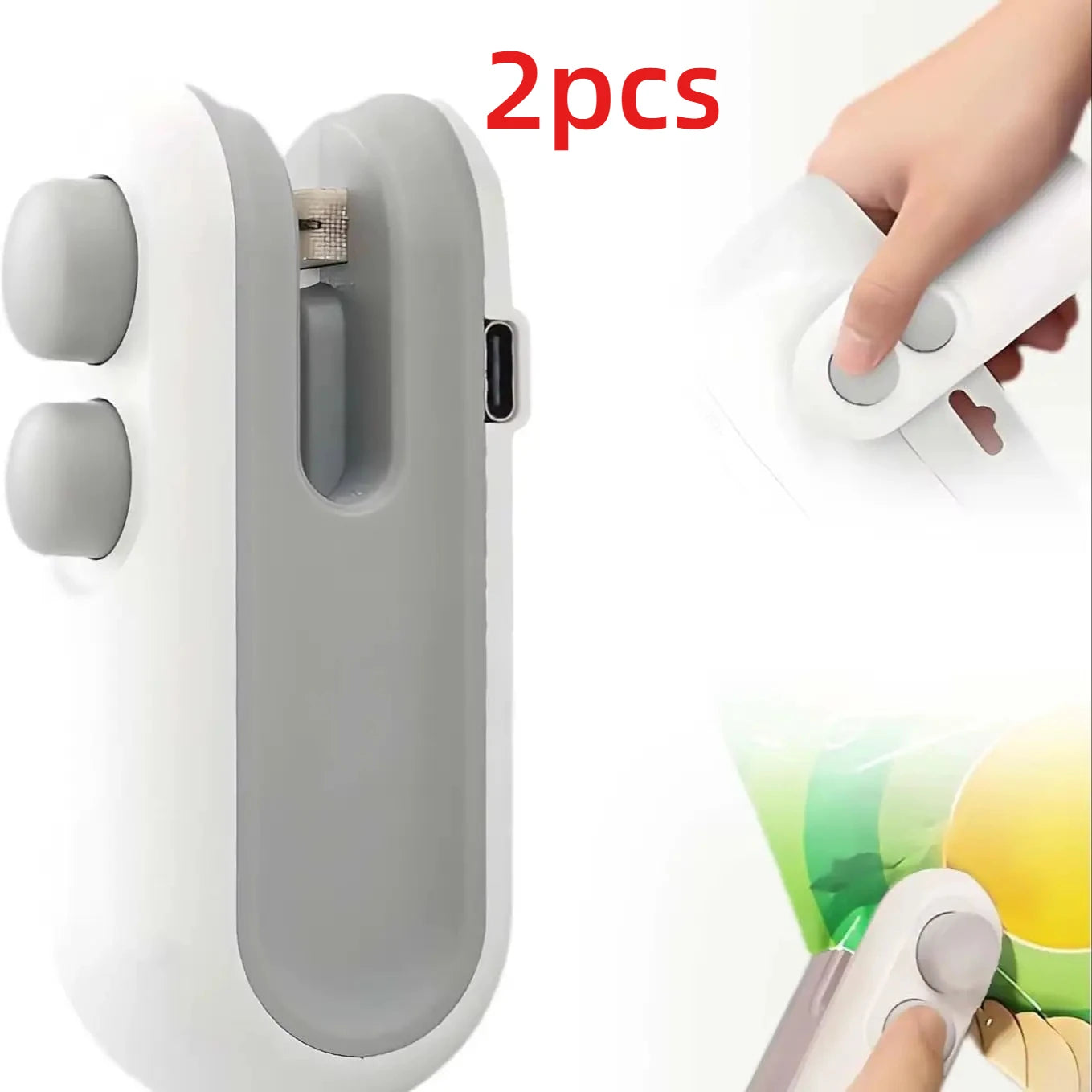 Mini Heat Bag Sealing Machine Plastic Bag Sealer Portable Thermal Plastic Bag Sealants Handheld Plastic Bags Sealing Machine
