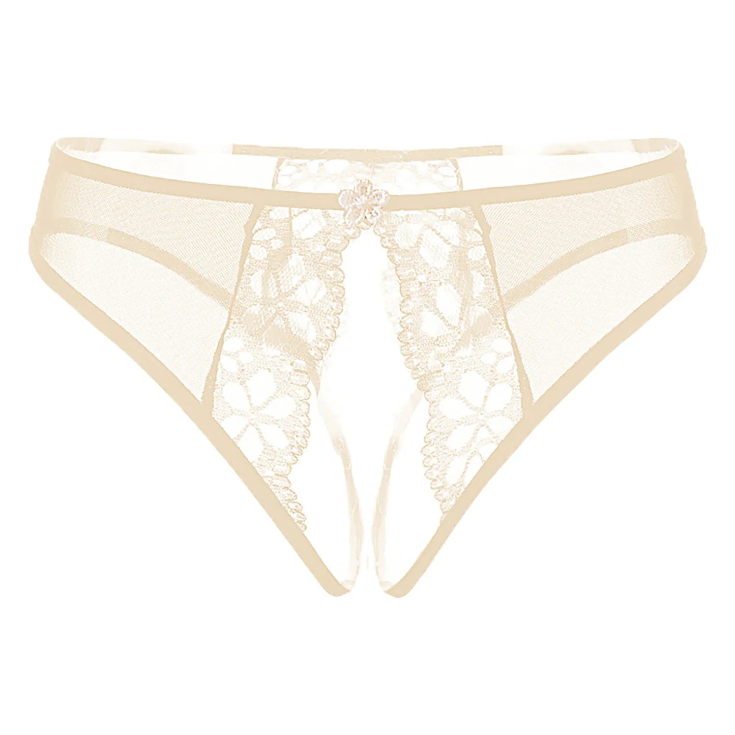 Crotchless Panties For Women Plus Size Erotic Lingerie Sexy T Shaped Open File Panties Lace Low Waist Underwear Bragas