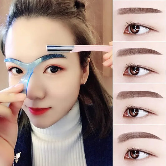 Eyebrow Special Stencil Eyes Makeup Stencils Grooming Shaping Helper Eye DIY Beauty Tool Reusable Eyebrow Drawing Guide Template