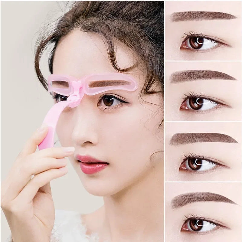 Eyebrow Special Stencil Eyes Makeup Stencils Grooming Shaping Helper Eye DIY Beauty Tool Reusable Eyebrow Drawing Guide Template