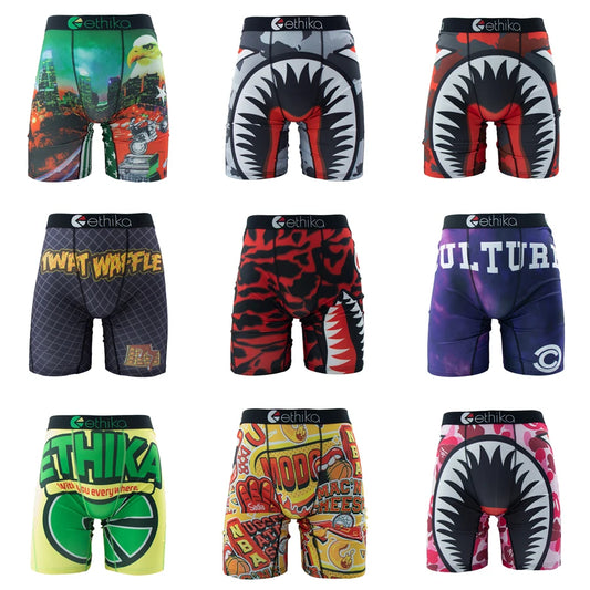 ETHIKA Men Underwear Boxers Breathable Swimming Trunks Men's Boxer Briefs
