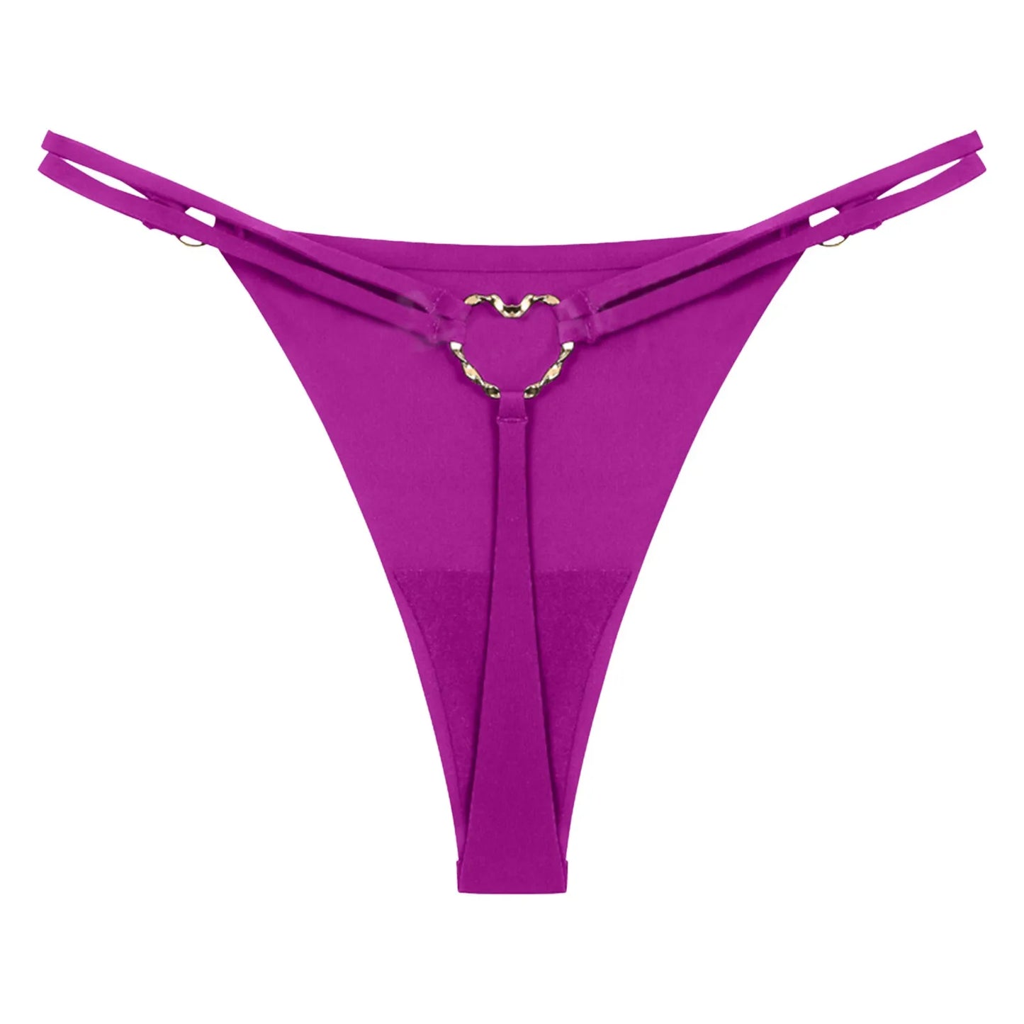 Women’S Low Rise Thong Sexy Panties Double Love Buckle Strap G-String Sports Thongs Breathable Underpants For Fine Womens белье