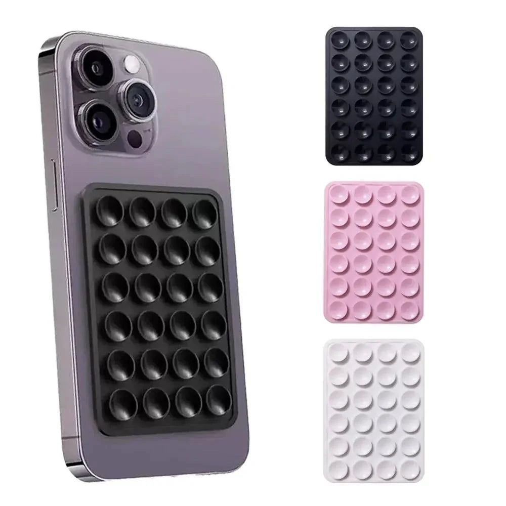 1Pc Silicone Suction Cup Phone Case Mount, Non-Slip Sticky Phone Holder, Hands-Free Stand for Selfies, Videos & Smartphone Accessories