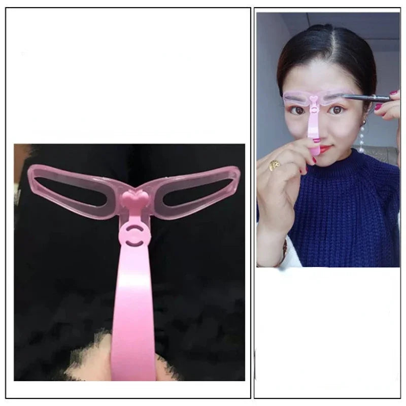 Eyebrow Special Stencil Eyes Makeup Stencils Grooming Shaping Helper Eye DIY Beauty Tool Reusable Eyebrow Drawing Guide Template