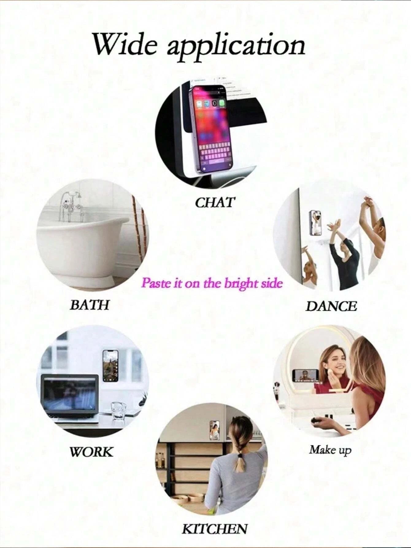1Pc Silicone Suction Cup Phone Case Mount, Non-Slip Sticky Phone Holder, Hands-Free Stand for Selfies, Videos & Smartphone Accessories