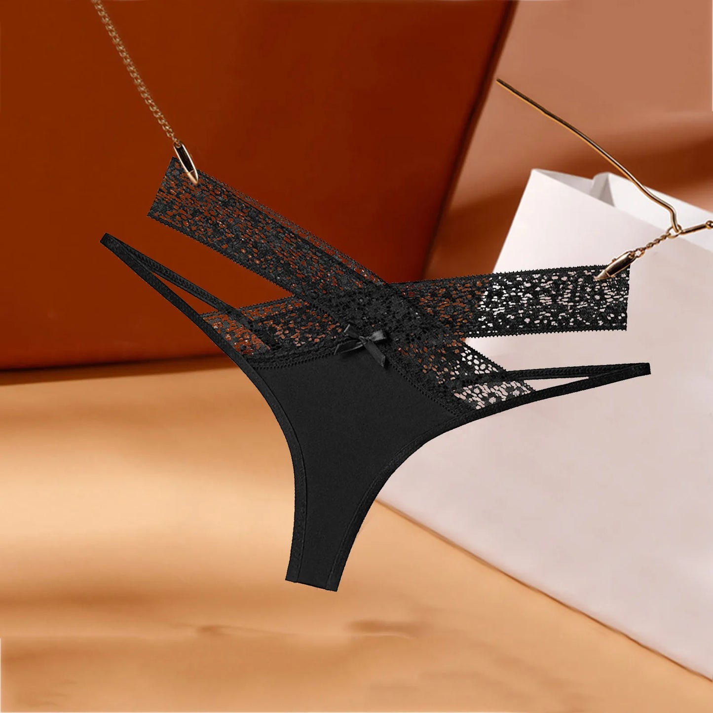 Underwear For Women Thong Women Sexy Floral Lace Mesh Panties Low Rise Hollow Out Transparent Plus Ropa Interor Para Mujeres