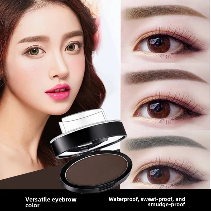 Makeup Tool Coloring Perfect Shape Quick Make Up Eyebrow Powder Palette Brow Stamps Eyebrow Powder Stamp Eyebrow Seal Stamp